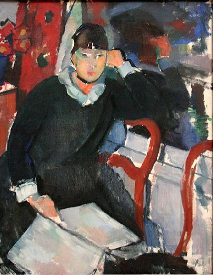 Rik Wouters Zittende vrouw bij het venster oil painting picture